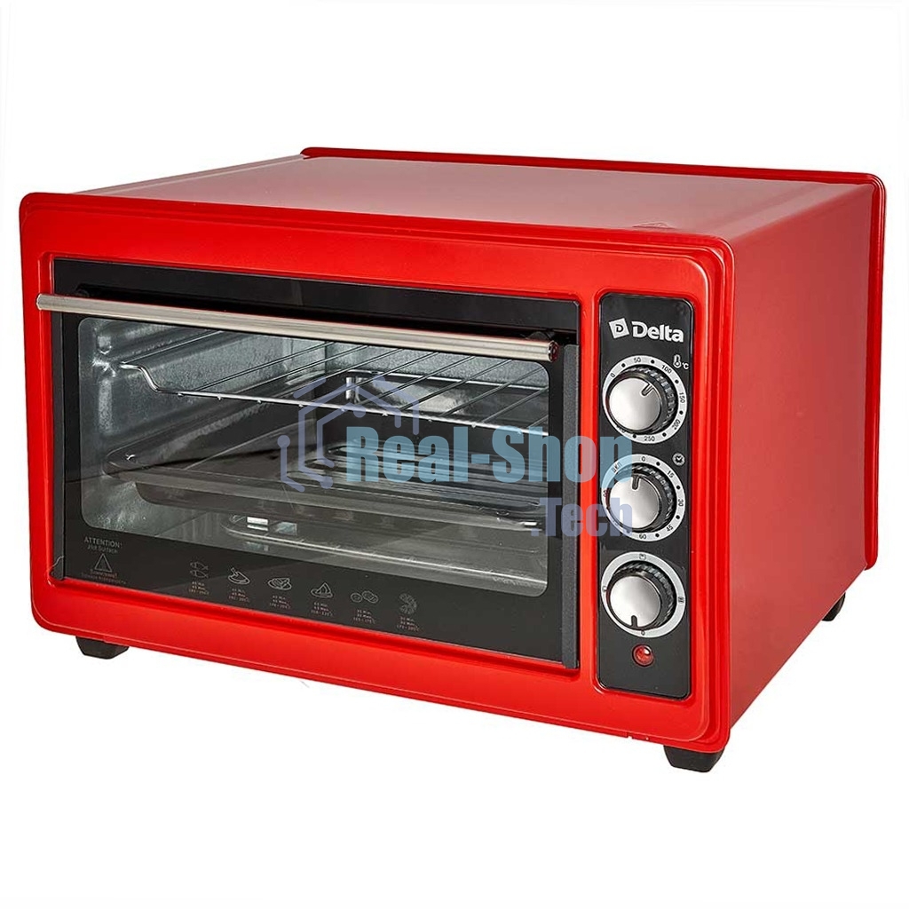 Мини-печь Delta D-0123 красная
