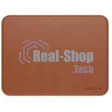 Коврик для мыши из веганской кожи Satechi Vegan-Leather Premium Desk Mat, коричневый