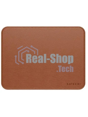 Коврик для мыши из веганской кожи Satechi Vegan-Leather Premium Desk Mat, коричневый