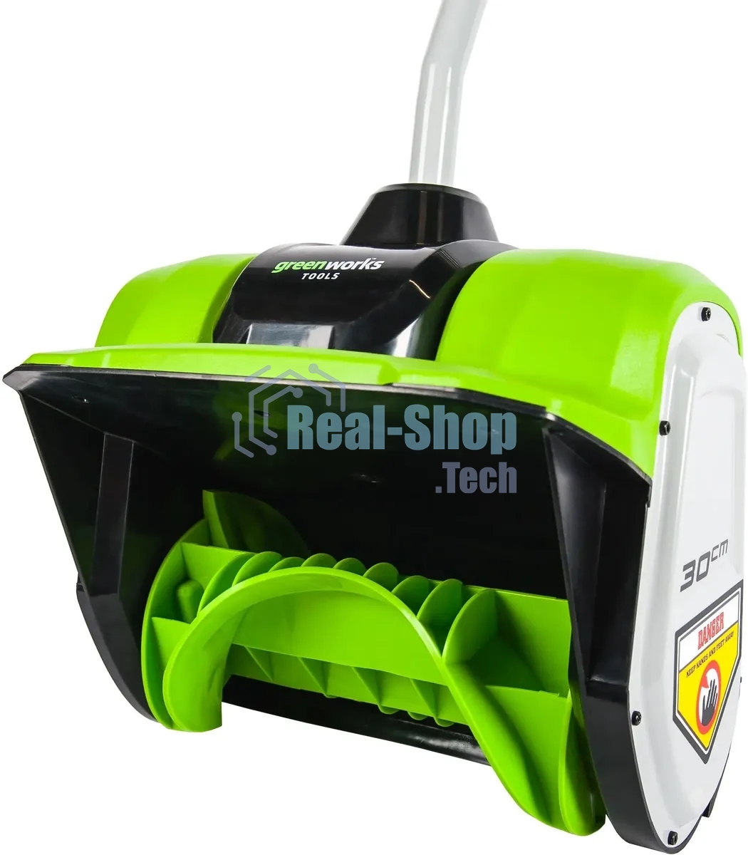 Снегоуборщик аккумуляторный GreenWorks GD40SSK4, 40V, 30 см, бесщеточный, с 1хАКБ 4 А.ч и ЗУ 2600807UB