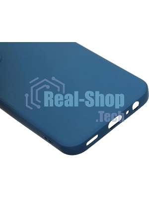 Чехол (клип-кейс) BoraSCO для Samsung Galaxy A15 Microfiber Case синий (72893)
