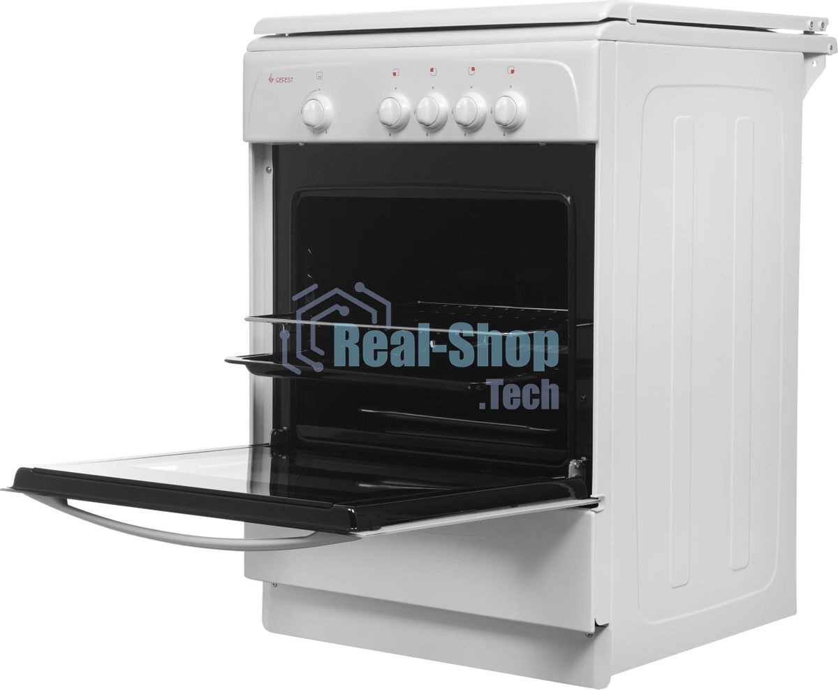 Плита газовая Gefest ПГ 1200-С7 К38 белый, конфорок 4 шт, духовка 63 л, 60 см x 85 см x 60 см