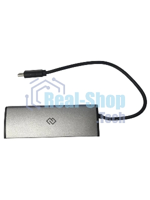 USB-концентратор Digma HUB-4U2.0-UC-DS, USB-C, USB 2.0 4 порта, USB