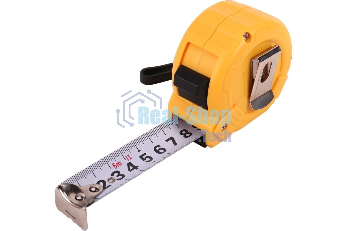 Рулетка Deli DL9025B 5мx25мм Метрическая. Корпус ударопрочный.