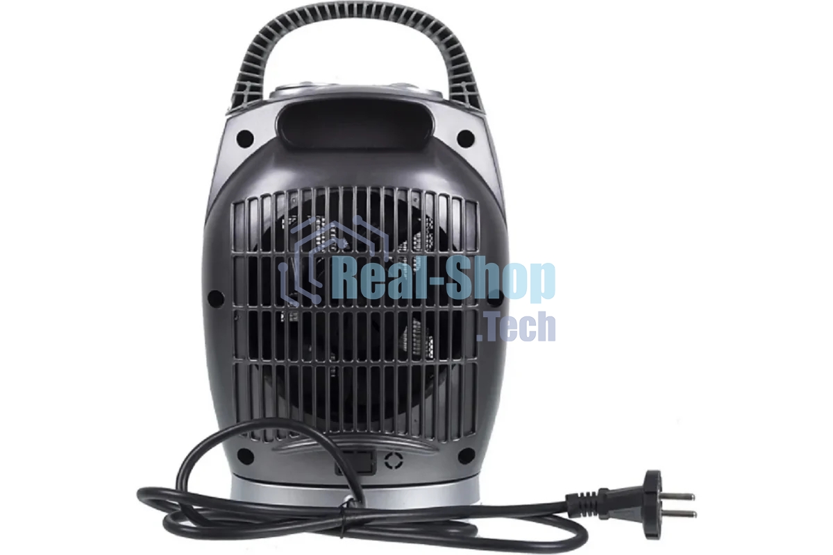 Тепловентилятор EUROLUX ТВК-EU-2, серый, 1800 Вт, 22 м2, термостат, 3 режима 67/2/7