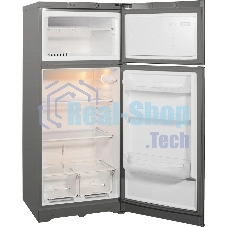 Холодильник Indesit TIA 14 G серебристый двухкамерный 194/51л морозилка сверху, ручное
