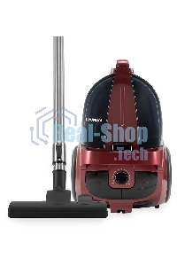 Пылесос Hyundai HYV-C2645 красный/черный, 380/2200 Вт, уборка сухая, пылесборник контейнер 4 л