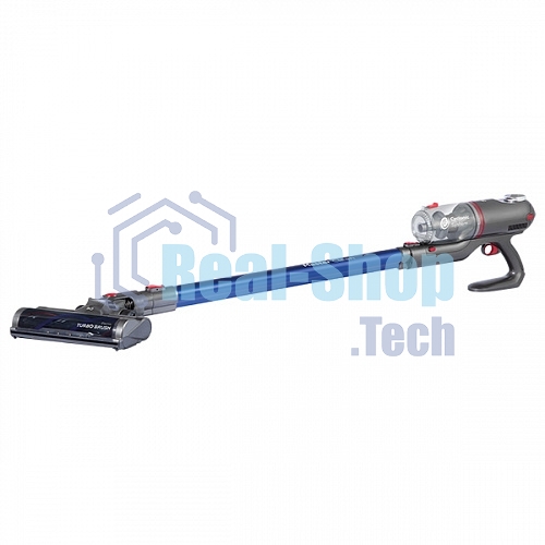 Беспроводной пылесос BQ VCA0102H серый/синий, питание от аккумулятора, 50 Вт, уборка сухая, пылесборник 0,45 л, работа от АКБ max 45 мин.