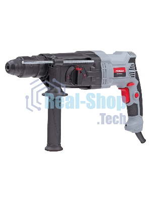 Перфоратор ПОБЕДА П-28/975Б, SDS+, 975Вт, макс. диаметр сверления 28 мм, 1200об/мин, 5300уд/мин, быстрозажимной патрон, дополнительная рукоятка, глубиномер, кейс