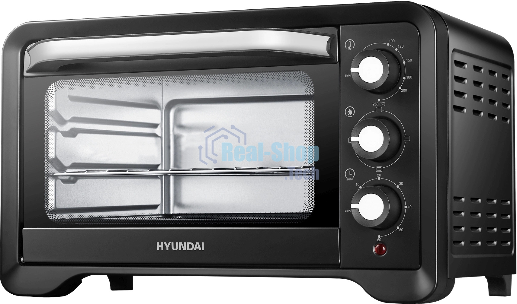 Мини-печь Hyundai MIO-HY103 20л. 1380Вт черный