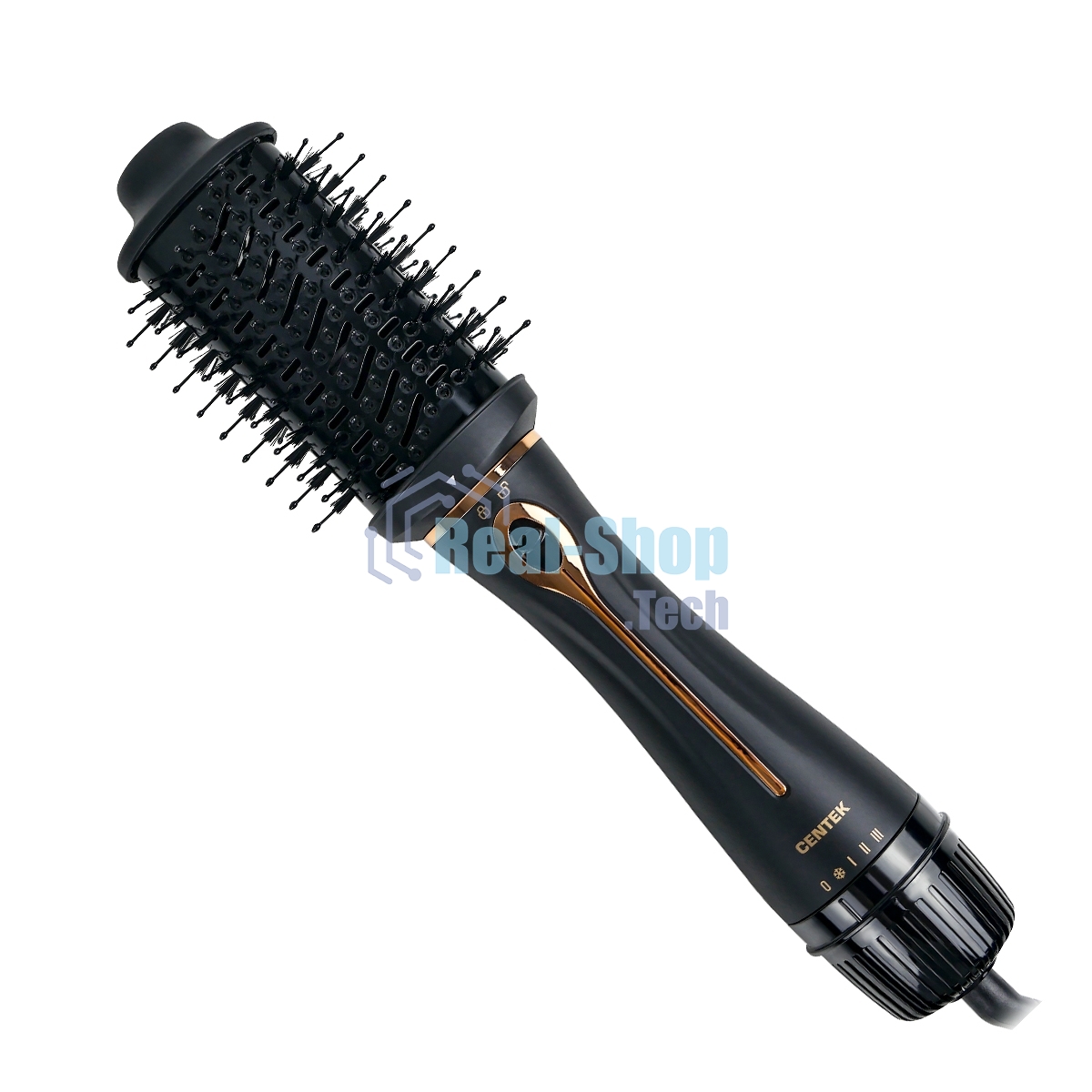 Фен-щетка Centek CT-2063 1200 Вт золото/черный