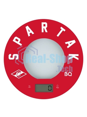 Весы кухонные BQ KS1007 Spartak, красный/рисунок