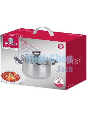 Кастрюля Rondell RDS-1323 Fest с/кр 24 см 4,8 л
