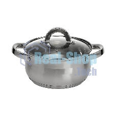 Кастрюля WEBBER BE-143/2 1,9 л, 16 см, нержавеющая сталь, с крышкой