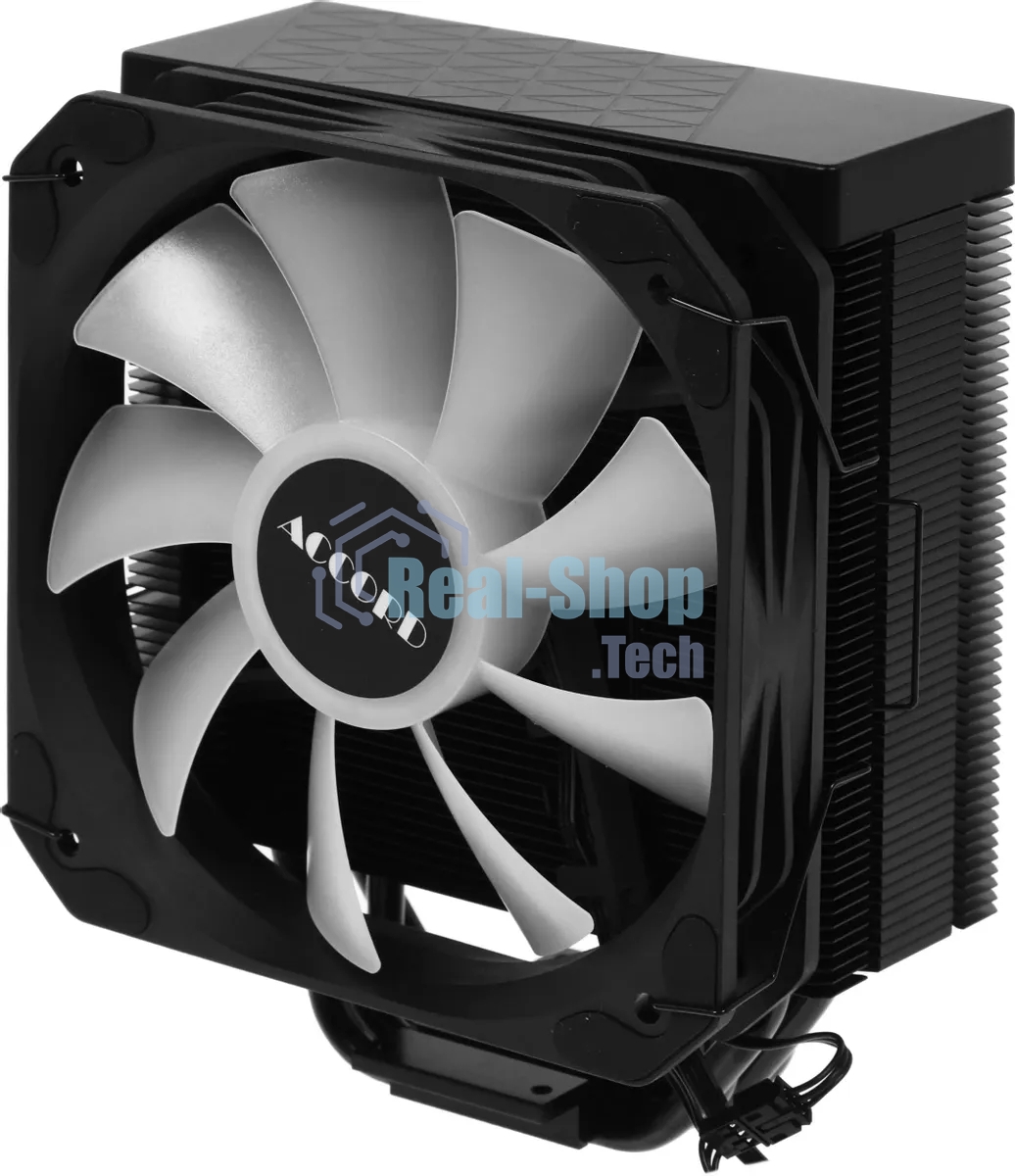 Устройство охлаждения(кулер) Accord ACC-YX4P13 ARGb Soc-AM5/AM4/1200/1700/1851 черный 4-pin 36.5dB Al+Cu 220W 740gr brown box