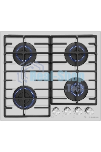 Газовая варочная панель Maunfeld EGHG.64.6CW/G, 4 конфорки, закаленное стекло, белый
