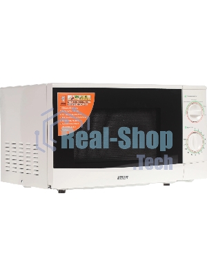 Микроволновая печь Mystery MMW-2012 белый, 20 л, 800 Вт, переключатели - поворотный механизм