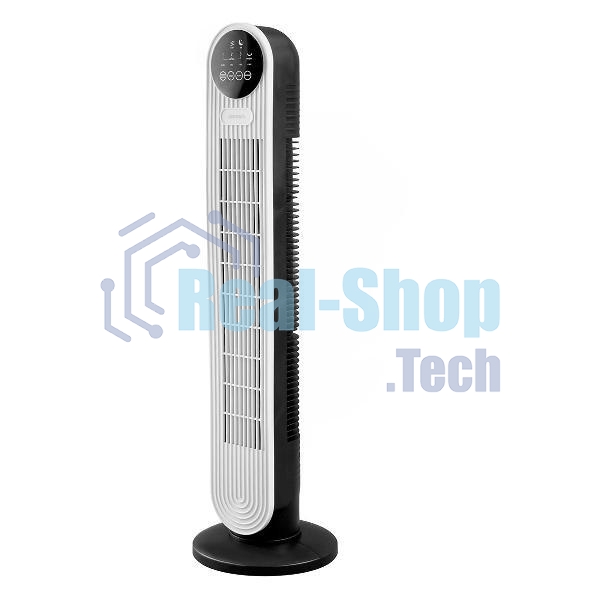 Вентилятор Centek CT-5083 белый/чёрный, напольный, 48 Вт, 3 скорости, колонный