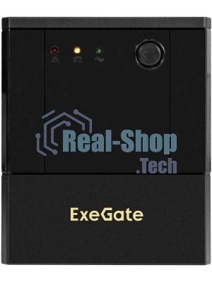 Источник бесперебойного питания ExeGate Power NB-2200.LED.AVR.4SH / 2200 ВА / 1300 Вт / 4 x CEE 7 (евророзетка)