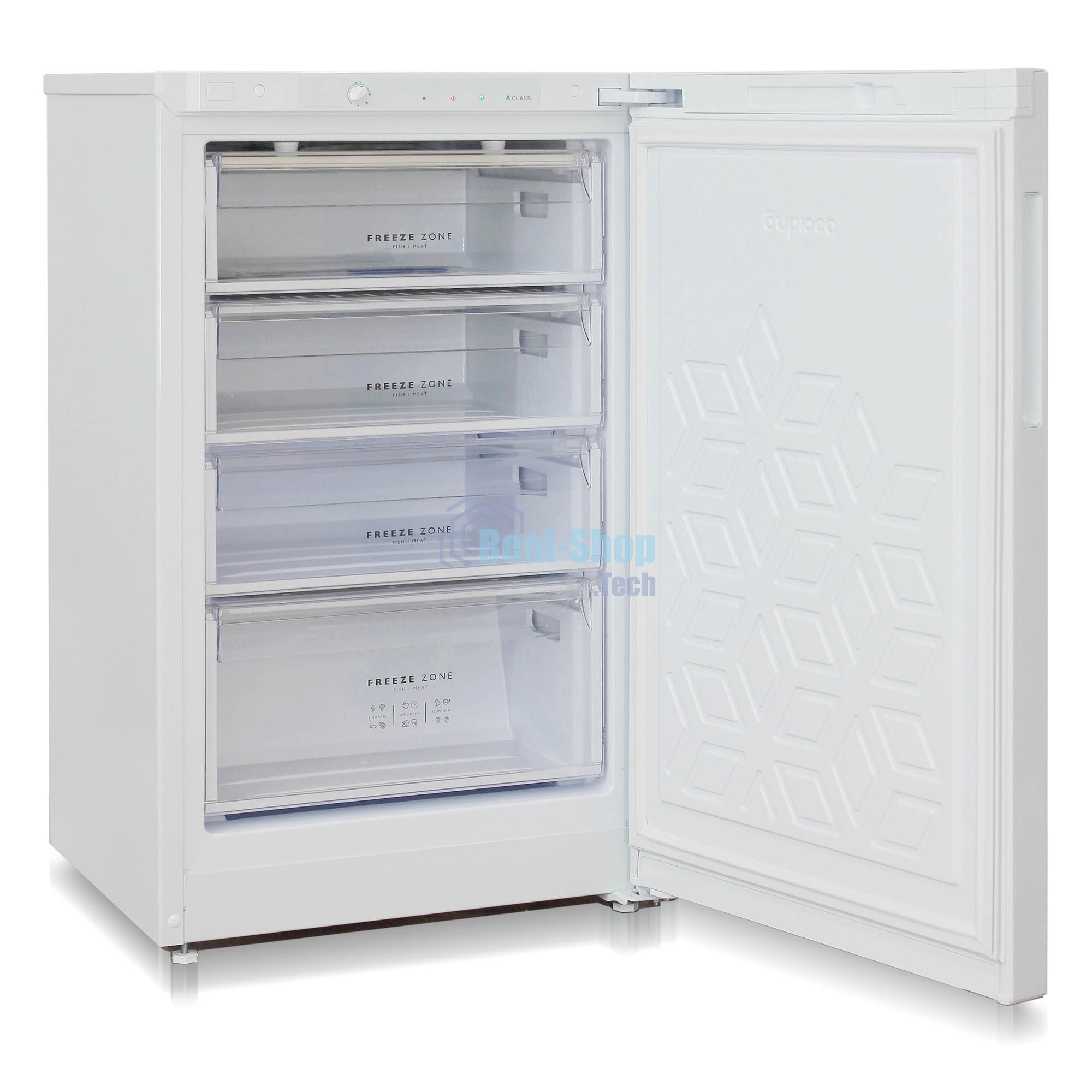 Морозильная камера Бирюса Б-6048 белый, 135л, 4 ящика