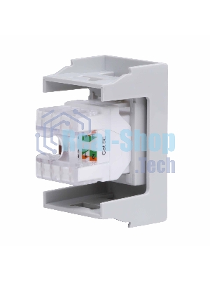 Розетка компьютерная DKC Viva 45138 RJ-45 кат.5E, 1 мод., серая