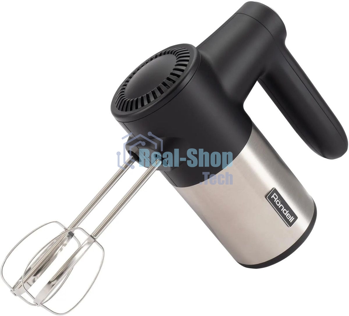 Миксер ручной Rondell RDE-1354 800Вт черный/серебристый