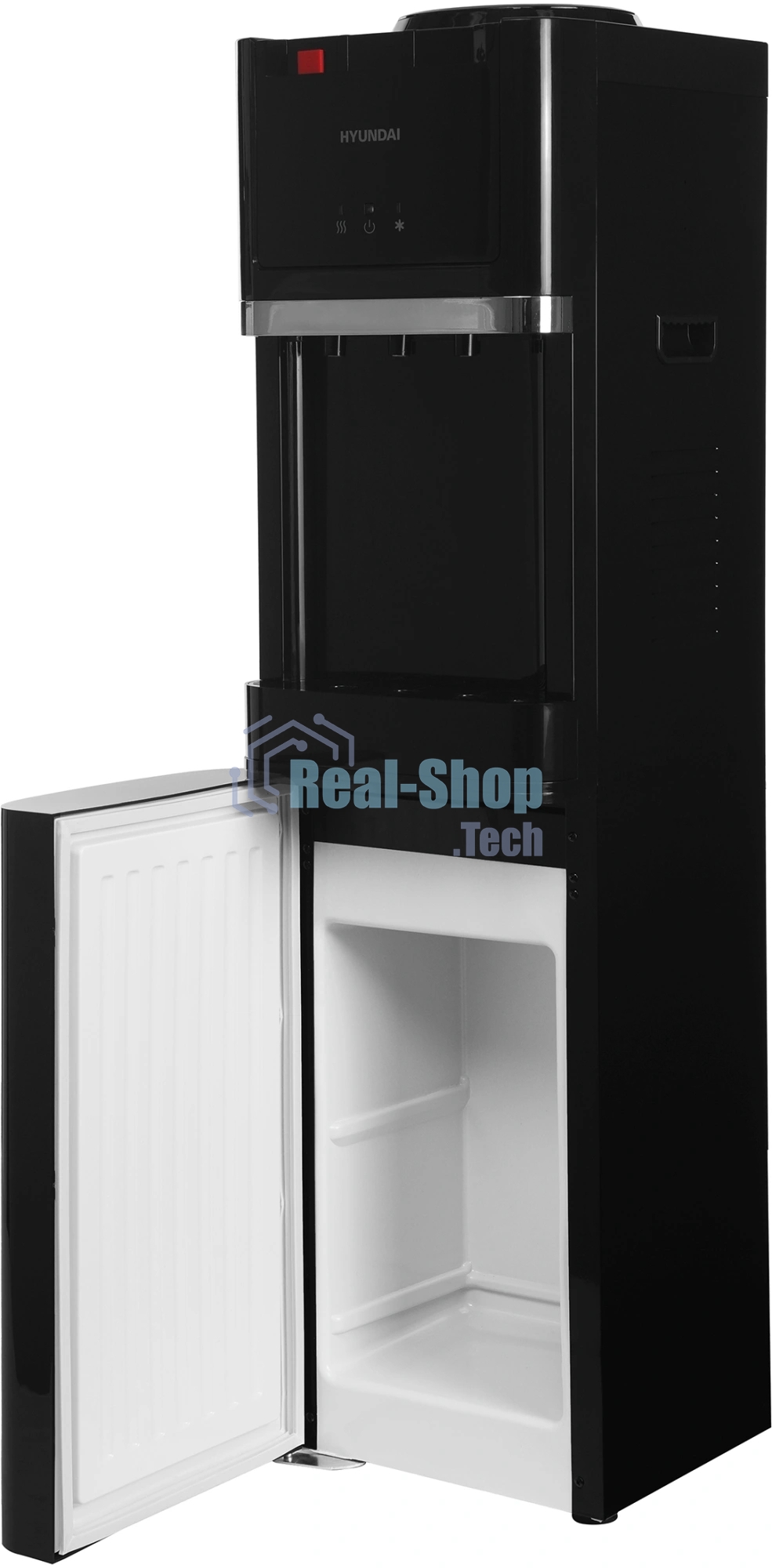 Кулер Hyundai H-WD3410E напольный электронный черный