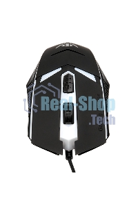 Мышь проводная Nakatomi MOG-02U черный, 1600 dpi, USB, кнопки - 5