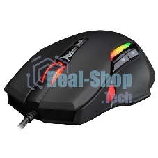 Мышь проводная Jet.A Panteon PS150 черный, 6200 dpi, USB, кнопки - 9