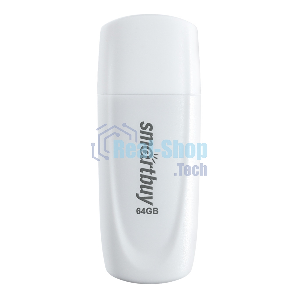 Флешка USB Smartbuy R/W (SB064 Gb2SCW) UFD 2.0 064 Gb, Scout белый белый