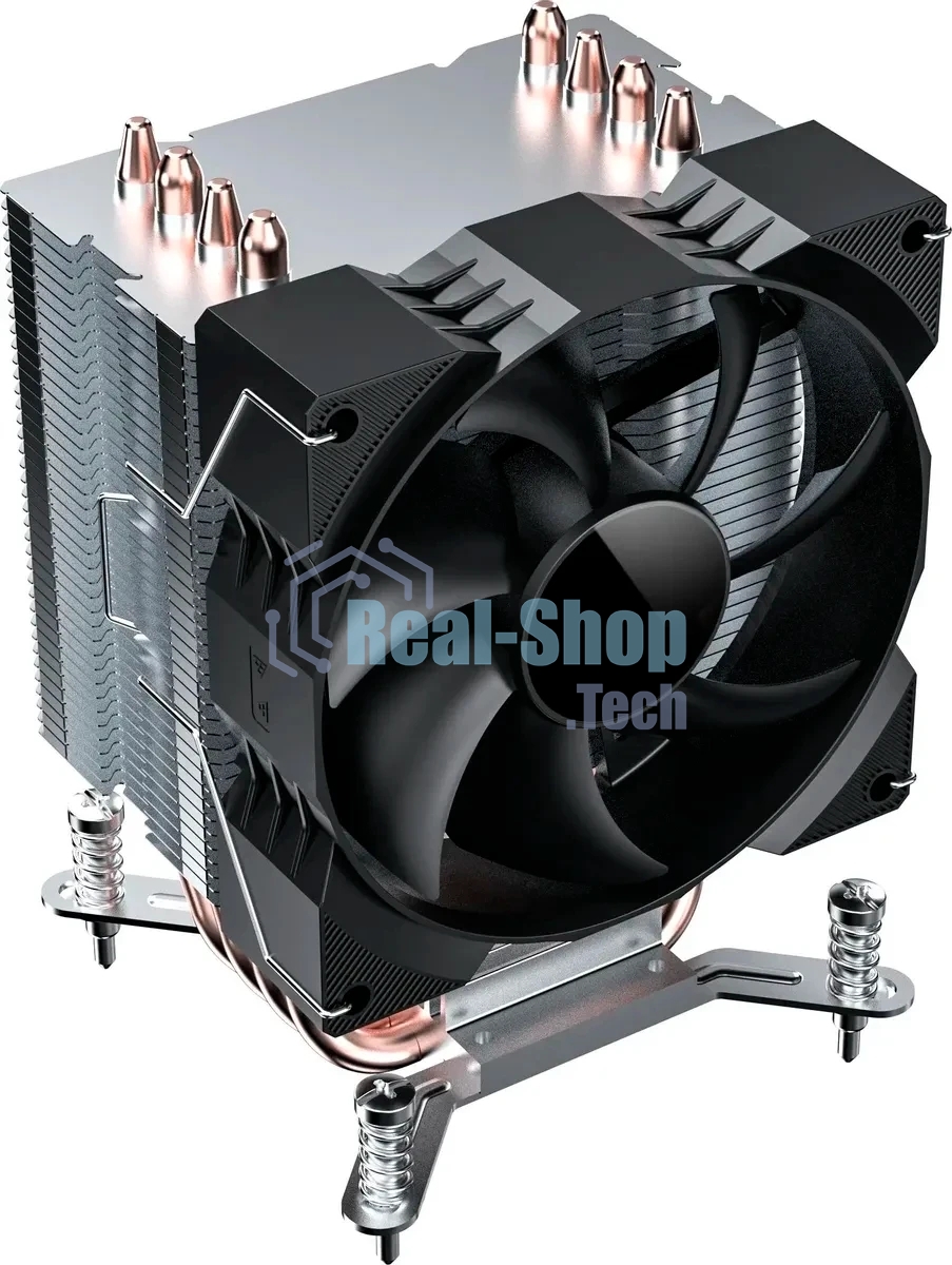 Устройство охлаждения(кулер) Digma D-CPC130-PWM1 Soc-AM5/AM4/1151/1200/1700 черный 4-pin Al+Cu 130W OEM