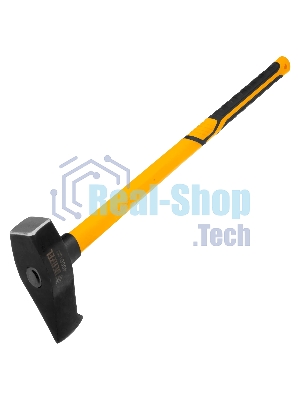 Колун-кувалда Denzel 4000 г, кованая, фибергласовая рукоятка c TPR покрытием, 880 мм