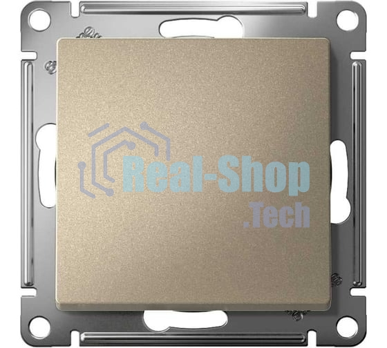 Механизм выключателя 1-кл. AtlasDesign (сх.1) 10АХ шампань SchE ATN000511