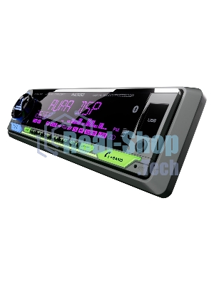 Автомагнитола AURA INDIGO-879DSP, 1 DIN, Bluetooth, USB Type-A, AUX, пульт ДУ