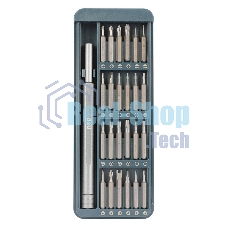 Набор прецизионных отверток Deli DL241025 (отвертка + 24 биты), сталь S2 + Cr-V