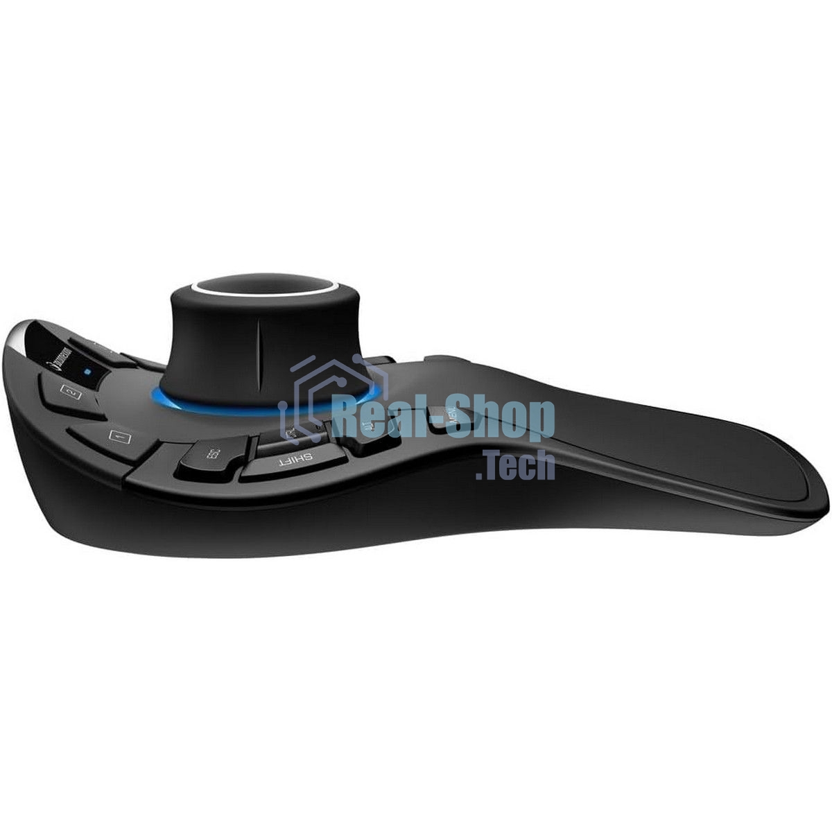 Мышь беспроводная/проводная 3DConnexion SpaceMouse Pro Wireless (3DX-700119) черный, радиоканал, Bluetooth, USB, кнопки - 15