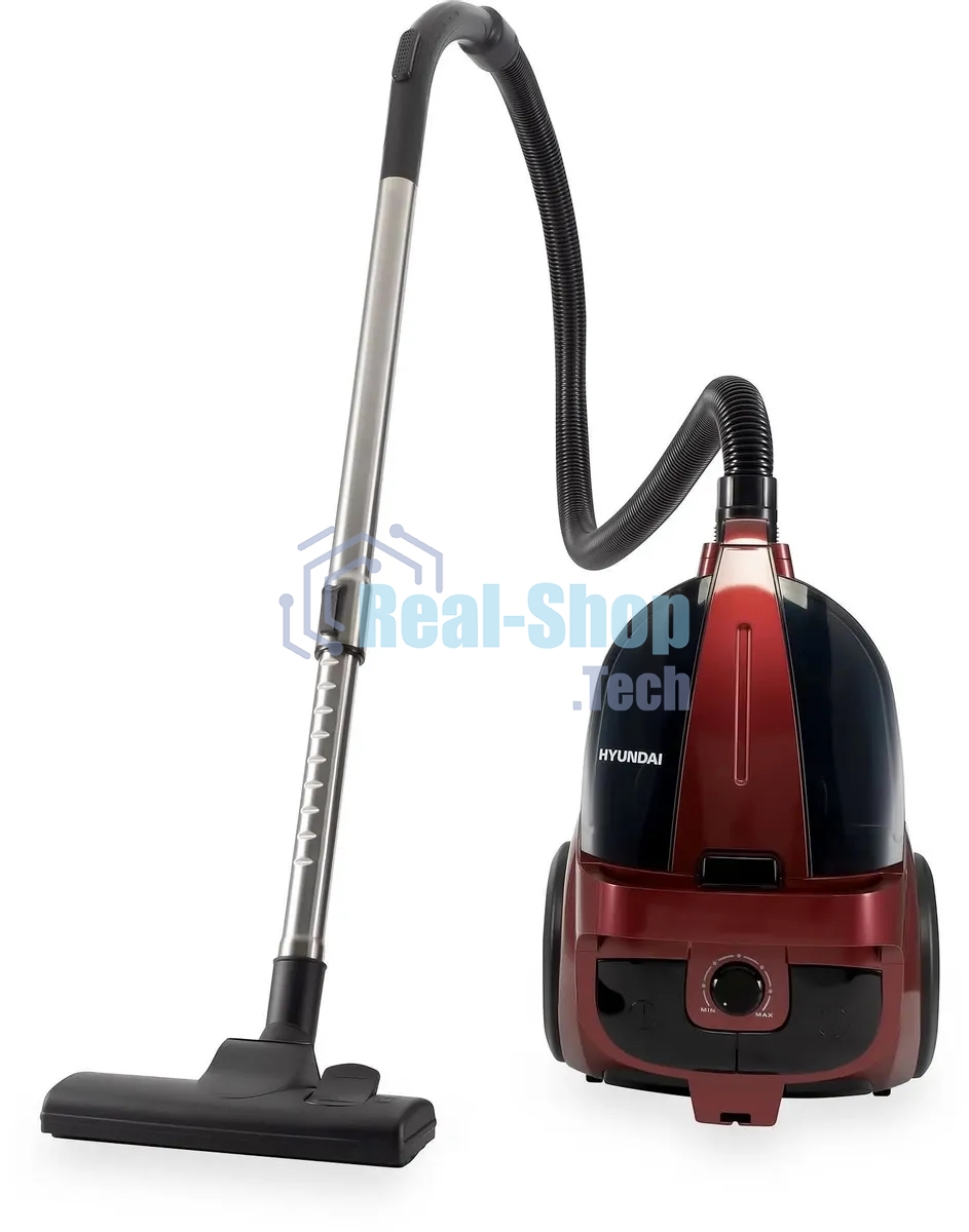 Пылесос Hyundai HYV-C2645 красный/черный, 380/2200 Вт, уборка сухая, пылесборник контейнер 4 л