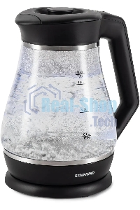 Чайник электрический Starwind SKS2035 1.7 л, 2200 Вт, черный