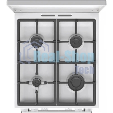 Плита комбинированная Gorenje GK5C42WF-B белый, конфорок 4 газовых, духовка 70 л, 50 см x 85 см x 59.4 см