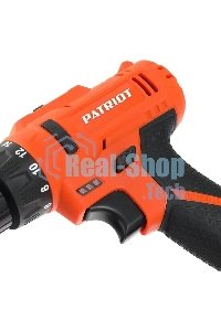 Дрель-шуруповерт Patriot BR 187UES, Аккумуляторная, 18В, 2 АКБ, Кейс