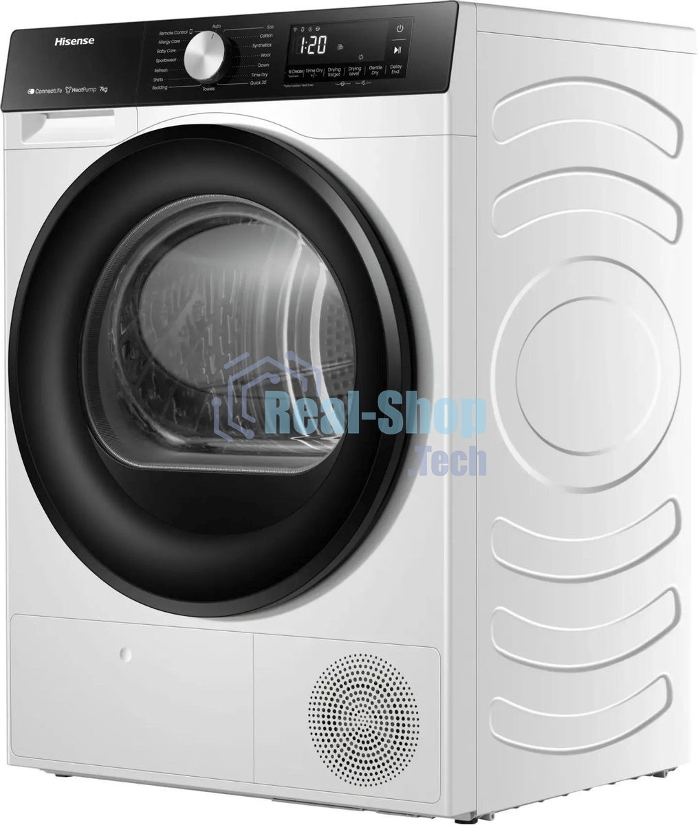 Сушильная машина Hisense DH3S702UWDE класс: A++ загр.фронтальная макс.:7кг белый