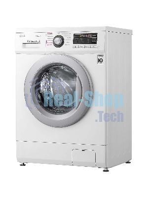 Стиральная машина LG F12M7NDS1 белый, загрузка фронтальная 6 кг, 1200 об/мин, класс A
