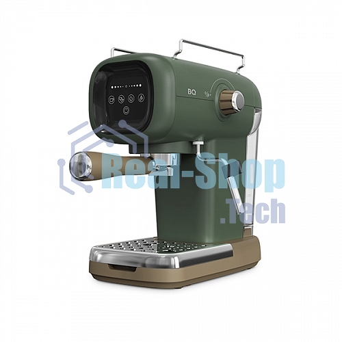Кофеварка эспрессо BQ CM2005 зеленый, исп. кофе - молотый, 0.6 л, 1100 Вт, 20 бар