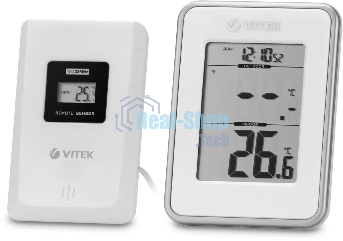 Погодная станция Vitek VT-6408 серебристый