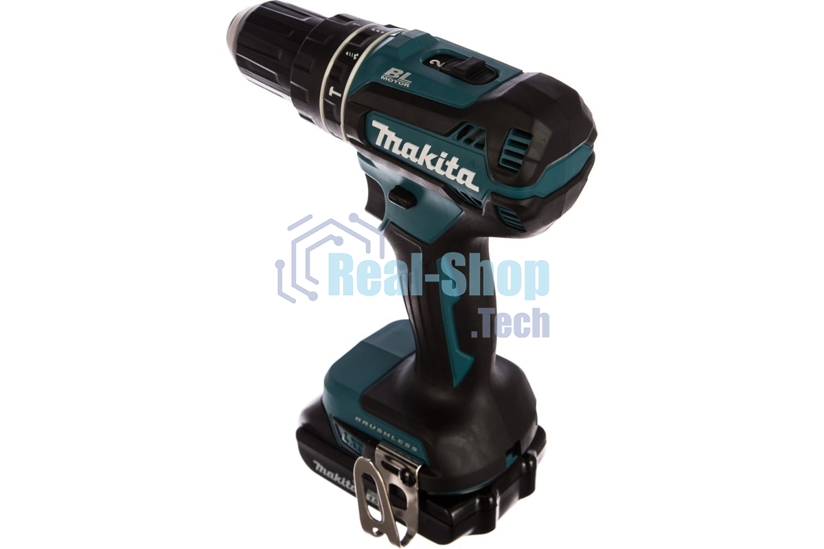 Аккумуляторная дрель-шуруповерт Makita DHP485SYE б\щет, 18В, 2х1.5 А·чLi-ion, БЗП-13мм,0-500\1900об\м, 50\25Нм
