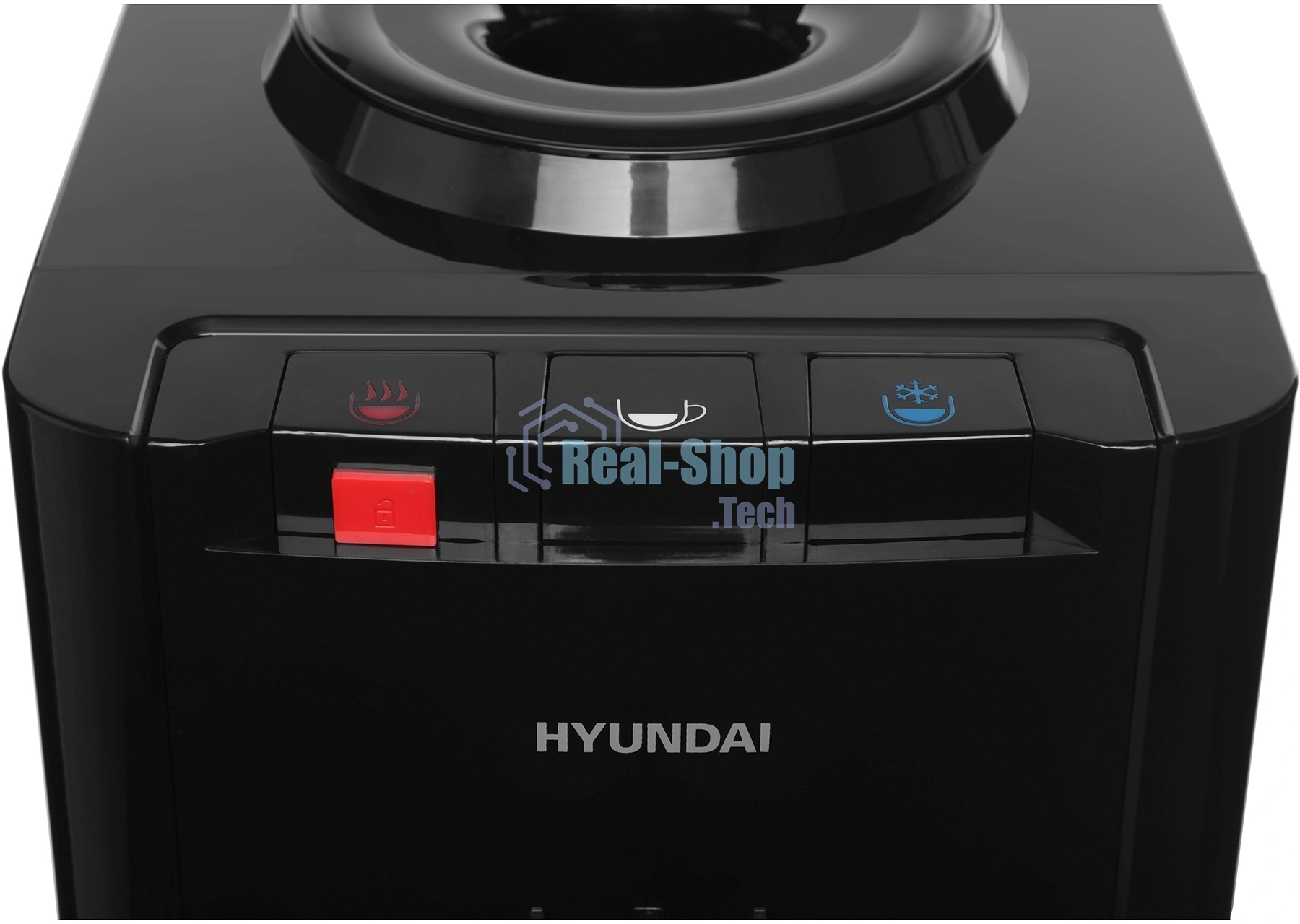 Кулер Hyundai H-WD3410E напольный электронный черный