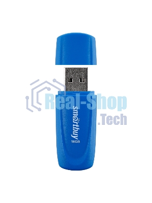 Флешка USB R/W Smartbuy R/W Scout Blue (SB016Gb2SCB), 16Gb, USB 2.0, R/W 15/12, синий