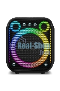 Портативная колонка SVEN PS-880, черный, 1.0, 110 Вт (RMS), Bluetooth, FM, USB, microSD, LED-дисплей, аккумулятор