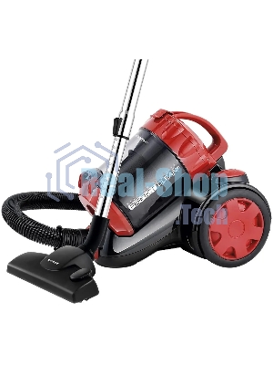 Пылесос Centek CT-2528 Red красный/черный, 350/2000 Вт, уборка сухая, пылесборник циклонный фильтр 1.5 л