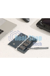 Набор прецизионных отверток Deli DL241025 (отвертка + 24 биты), сталь S2 + Cr-V